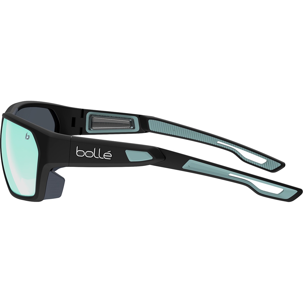 Bollé aurinkolasit AIRFIN Matte Black Ocean - Sky Blue Polarized MID YEAR - saatavilla 4 / 2026