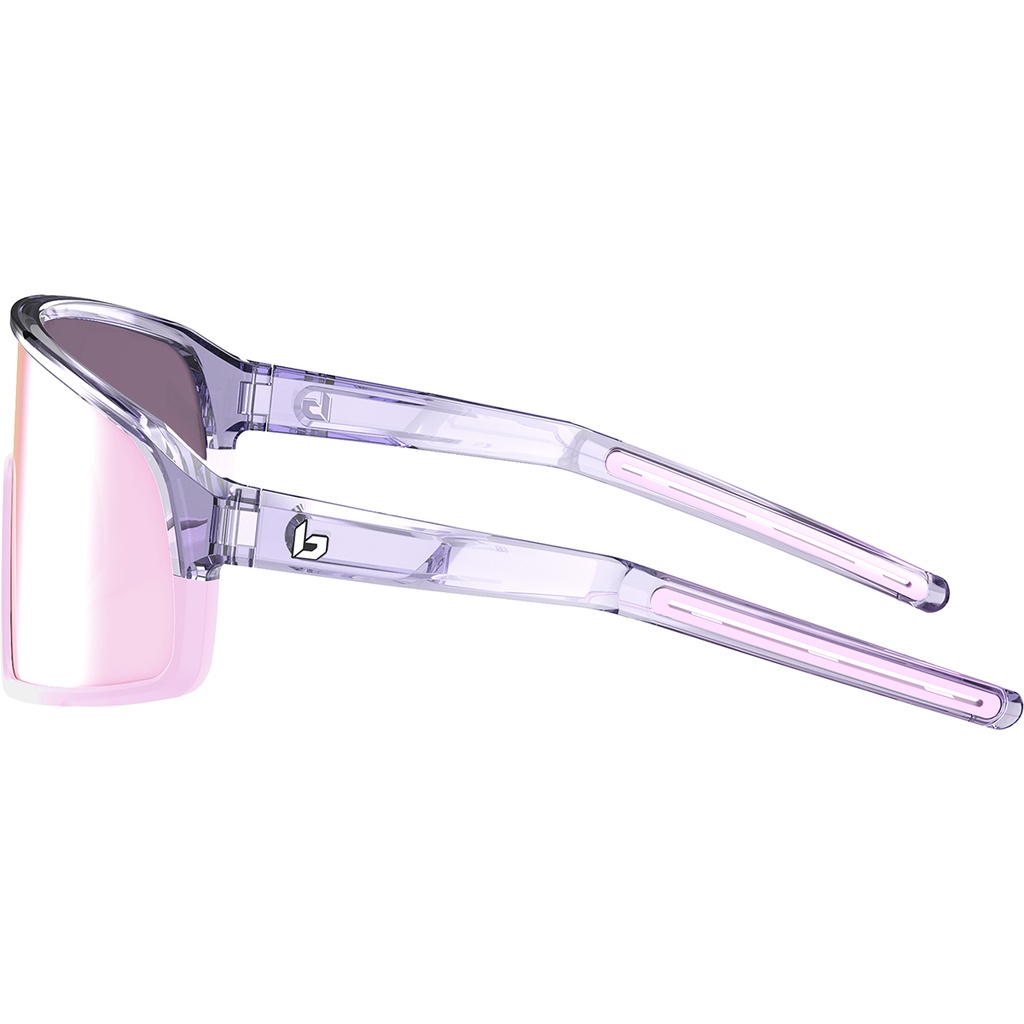 Bollé aurinkolasit STRIVER SHIELD Astro Purple Crystal Pink - Brown Pink
