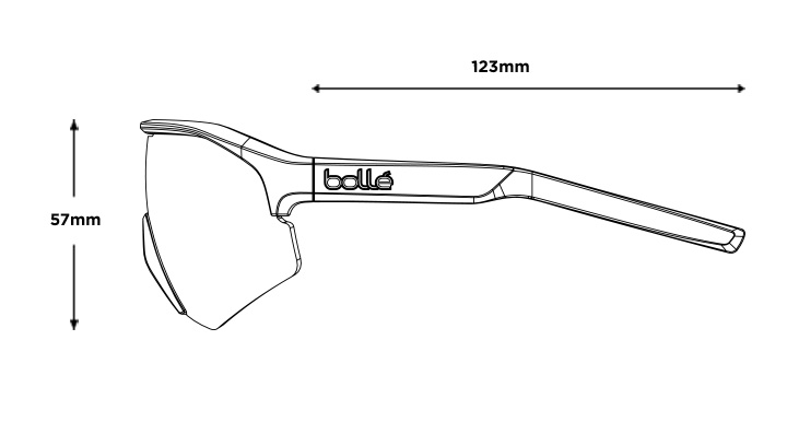 Bollé aurinkolasit Lightshifter titanium mat volt ultraviolet