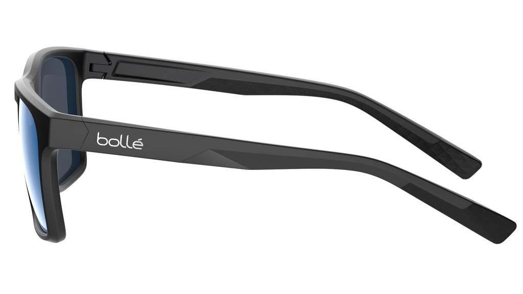Bollé aurinkolasit REVERENCE Black Matte - Sky Blue Polarized
