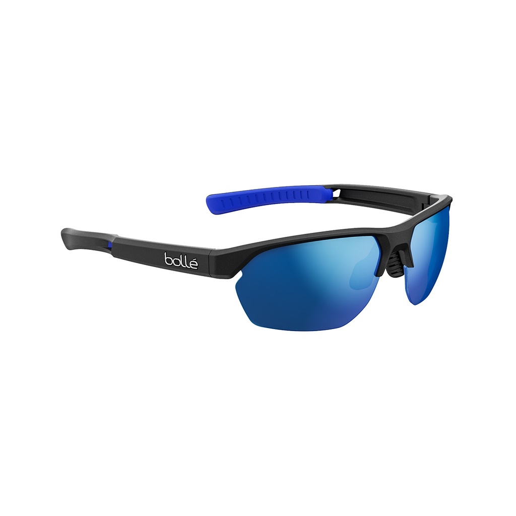 Bollé aurinkolasit VICTUS Black Matte Blue - Volt+ Offshore Blue Polarized