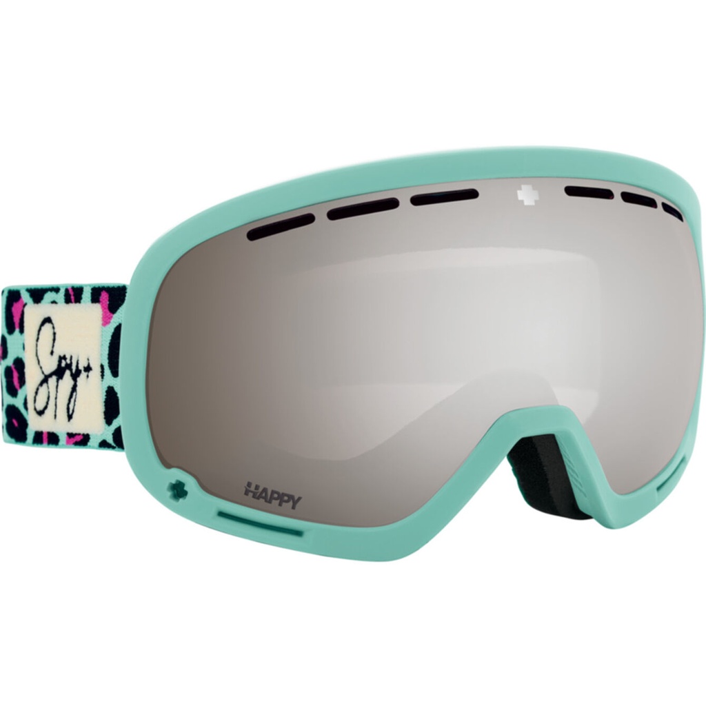 [3100000000155] *Spy laskettelulasit Marshall leopard - happy ml rose with silver spectra mirror