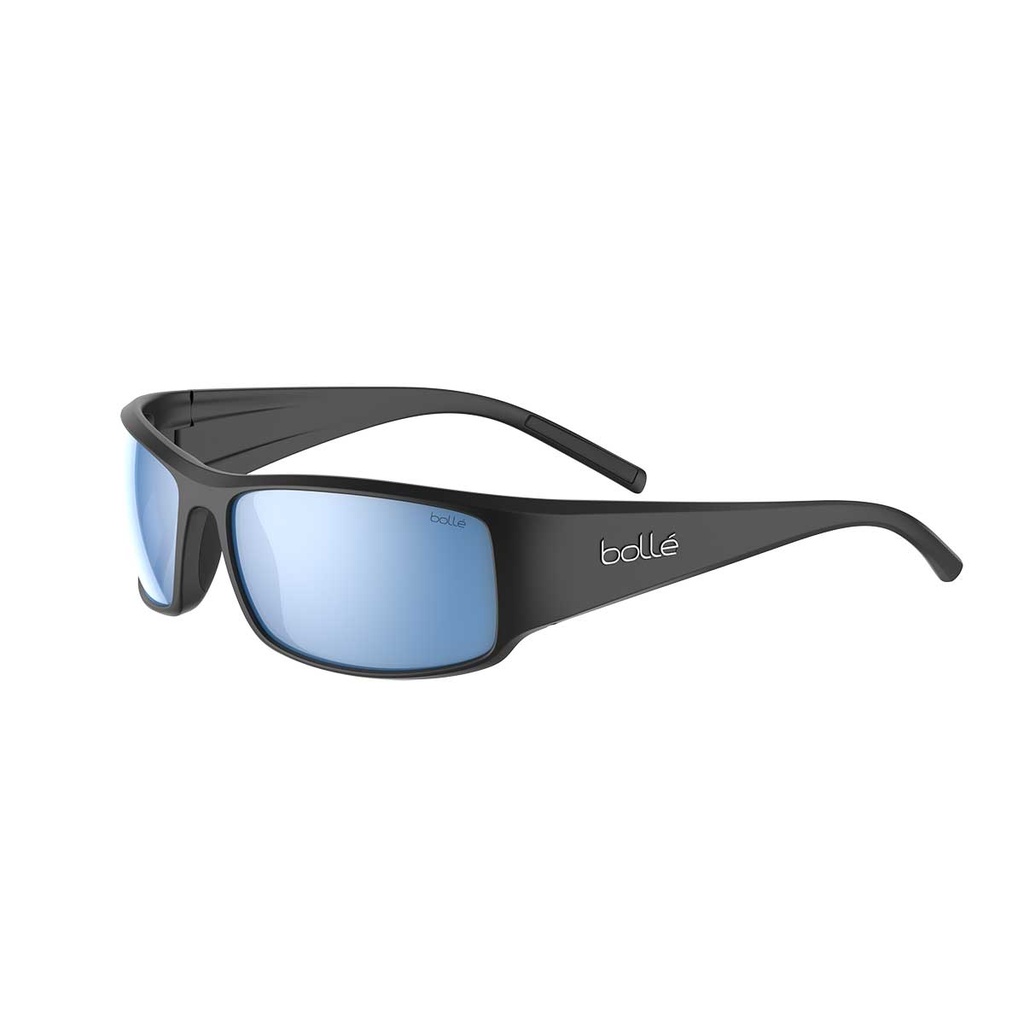 [BS026009] Bollé aurinkolasit KING Black Matte - Sky Blue Polarized