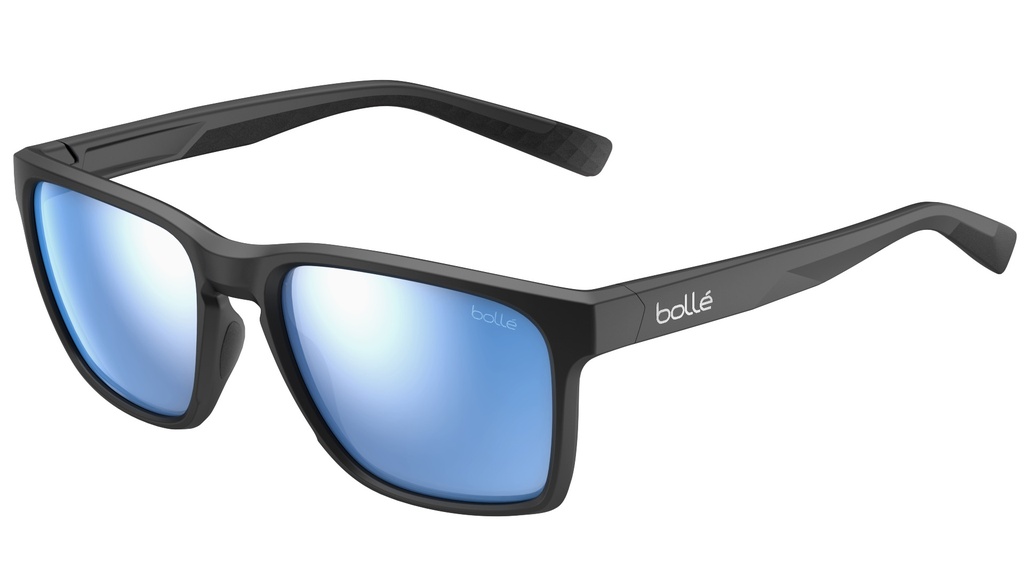 [BS044004] Bollé aurinkolasit REVERENCE Black Matte - Sky Blue Polarized