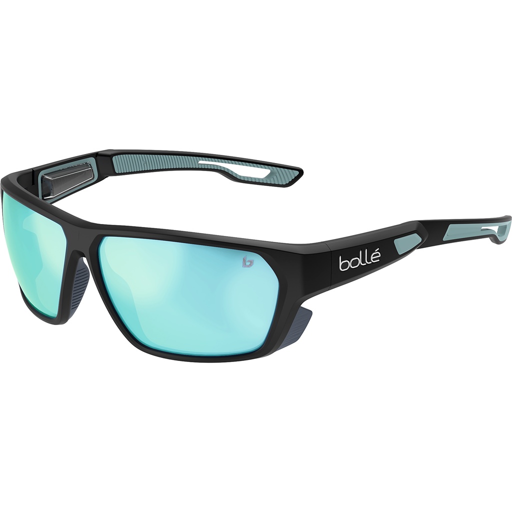 [BS034005] Bollé aurinkolasit AIRFIN Matte Black Ocean - Sky Blue Polarized MID YEAR - saatavilla 4 / 2026