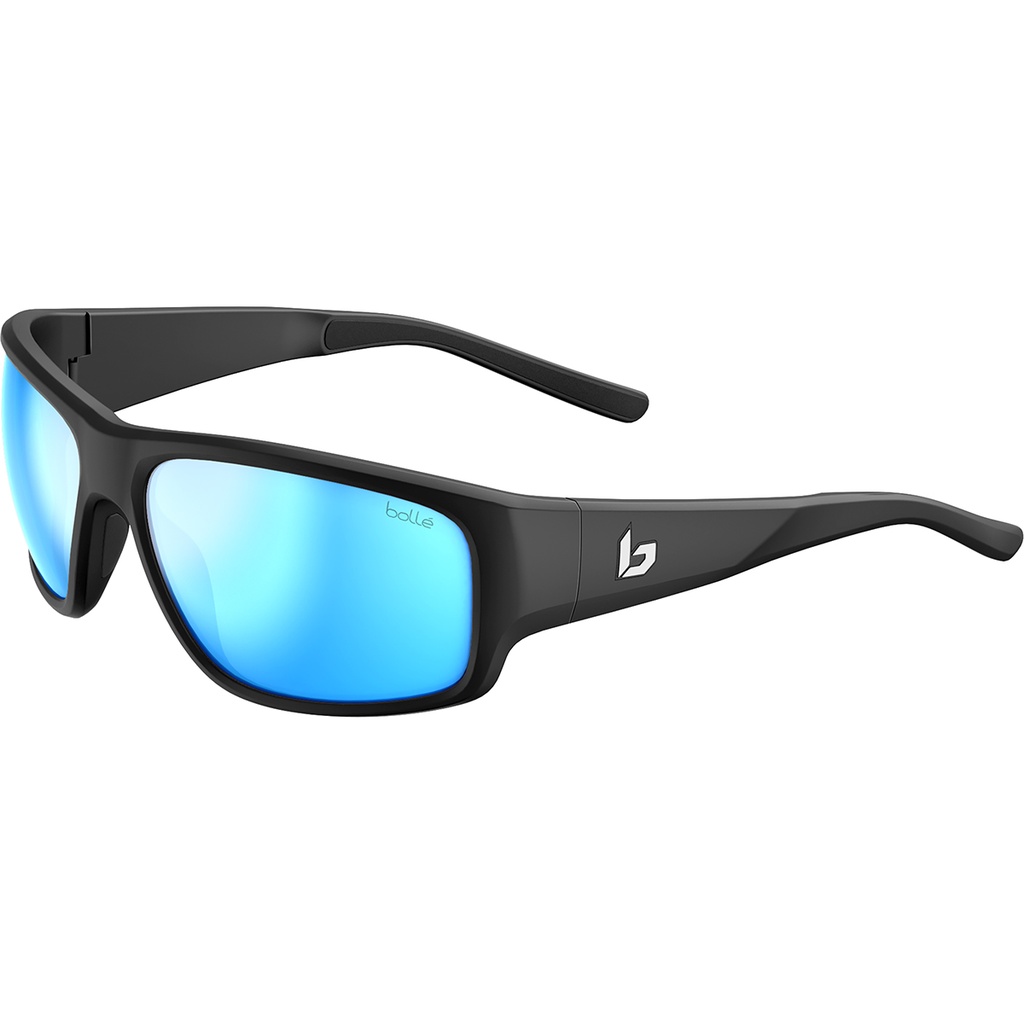 [BS064003] Bollé aurinkolasit SFINX Black Matte - Sky Blue Polarized